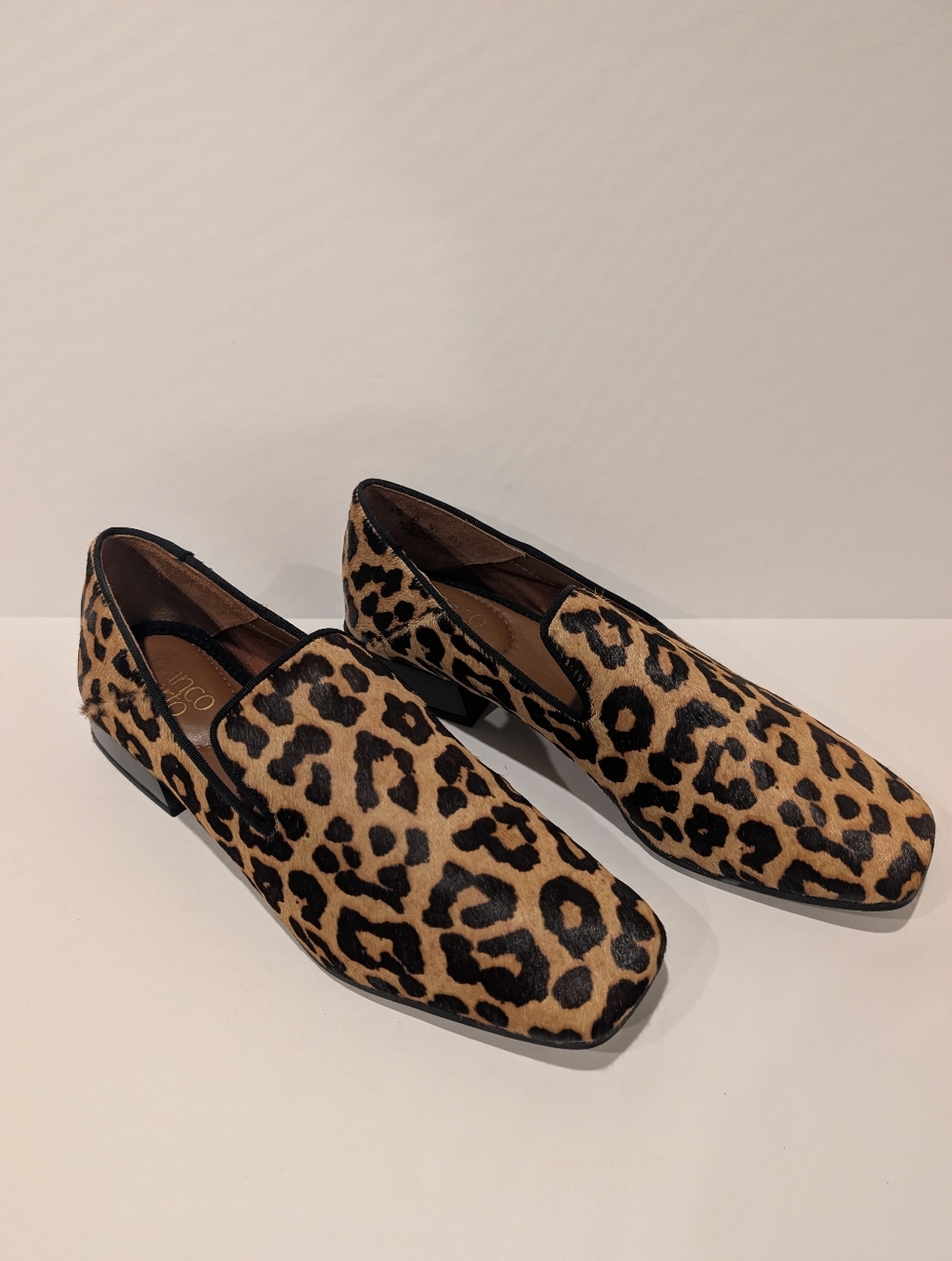 Franco Sarto Women Leopard Hair loafer